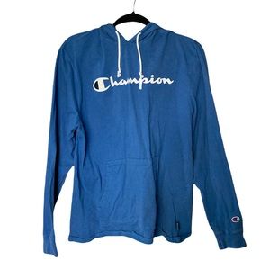 Mens Large Champion Pullover Hoodie